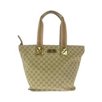 Gucci Borsa a spalla tote in tela GG e pelle Pre-owned - - Pre-owned - Donna - Beige - ONE SIZE