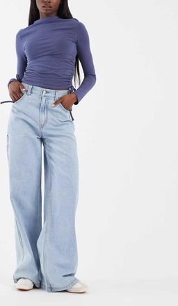 Levi's jeans baggy in denim con coulisse azzurro chiaro-Blu