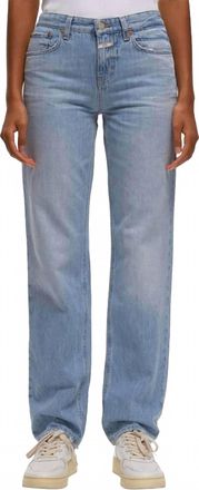 Closed Briston Mid Waist Relaxed Fit Jeans In Blue
