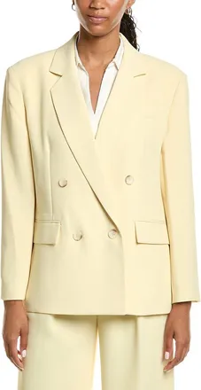 Kenneth Cole Double-Breasted Boyfriend Jacket