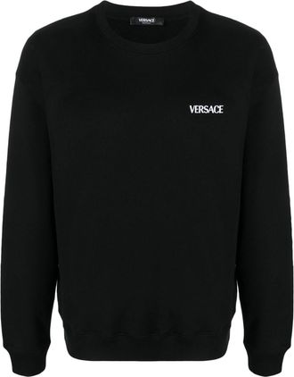 Versace Versace Hills cotton sweatshirt - men - Cotton - S - Black