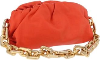 Bottega Veneta Pre-owned Vintage Schoudertas - Dames - Vintage Schoudertas - Oranje - ONE Size - Leer - Vintage