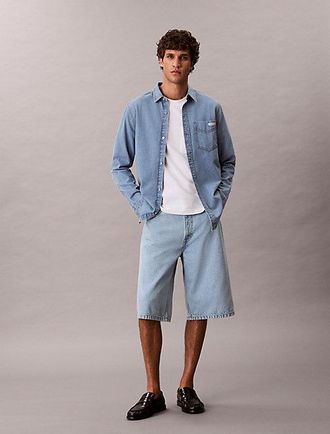 Calvin Klein Shorts denim largos holgados