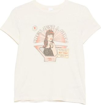 Re/Done Just A Girl Graphic-print T-shirt