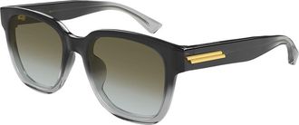 Bottega Veneta BV1461SK Asian Fit 003 Mens Sunglasses Grey Size 54