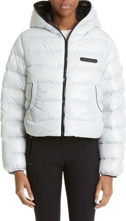Moncler Nere Quilted Down Jacket in Grey at Nordstrom, Size 2