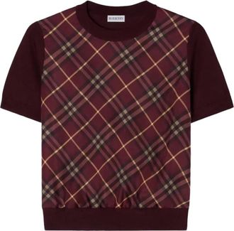 Burberry Dames, Truien, Rood, Maat: S