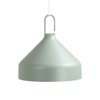 Zafferano L&aacute;mpara colgante led verde hoja regulable zafferano