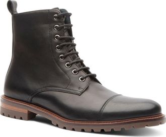 Blake McKay Bryan Cap Toe Boot in Black at Nordstrom, Size 10.5