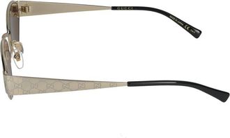 Gucci Womens Gg1853s Sunglasses Gold Metal