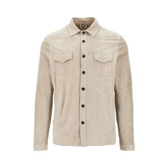 Dacute Suede leather shirt Man 52