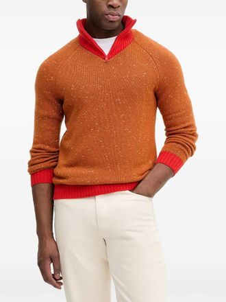 Benetton x Stranger Things trui met rits - Oranje
