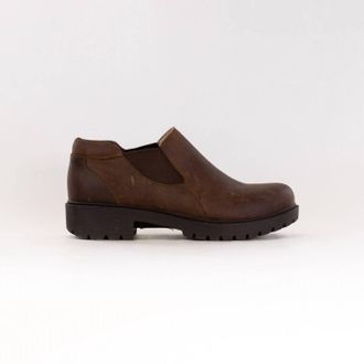 Alegria Womens Ramona Leather Ankle Boots In Oiled Brown