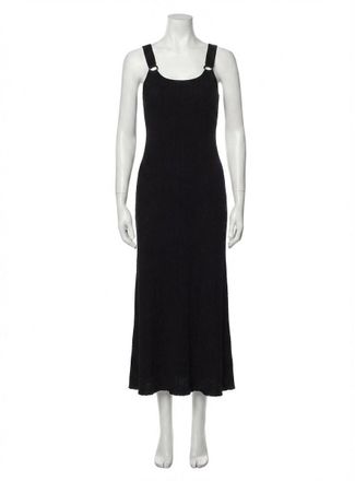 Z Supply Salinas Midi Ribbed Dress In Black