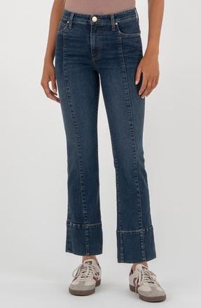 Kut from the Kloth Kelsey Fab Ab Seamed Mid Rise Flare Jeans in Envision at Nordstrom Rack, Size 00
