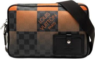 Louis Vuitton Pre-owned Cross Body Bags, male, Multicolor, Size: ONE SIZE Pre-owned Alpha Messenger