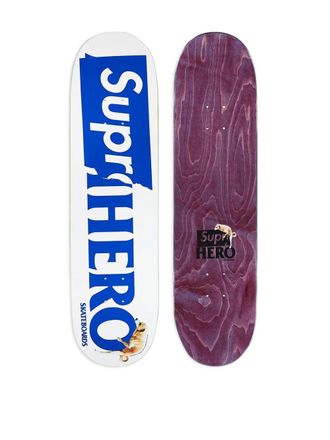SUPREME x ANTIHERO Dog skateboard deck - Wit
