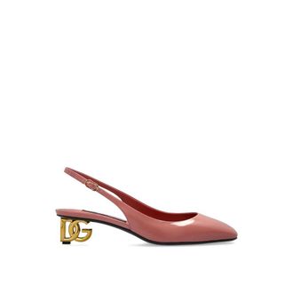 Dolce & Gabbana Multicolor Calfskin Mid Heel Womens Pumps