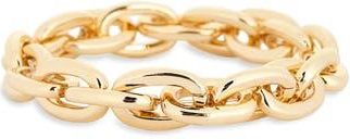 Nordstrom Rack Oval Link Stretch Bracelet in Gold at Nordstrom Rack