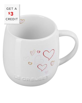 LE CREUSET Mon Coeur Collection Heritage Mug With $3 Credit