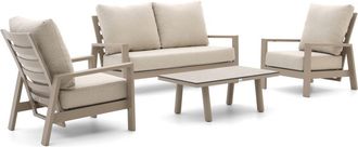Tierra Outdoor Musone stoel-bank loungeset 4-delig 4-zits verstelbaar