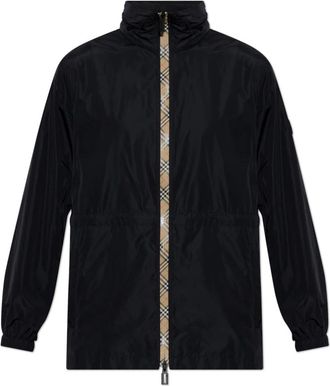 Burberry Jassen, Dames, Zwart, L, Polyester, Blackpool Jacket