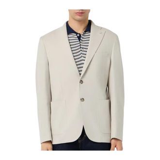 Manuel Ritz Button Jacket 4032G2728M263171 - male - Manuel Ritz - Blazers - Beige - XL - Jackets