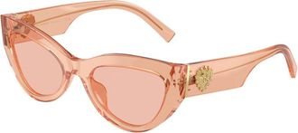 Dolce & Gabbana DG4536 322684 Womens Sunglasses Clear Size 55