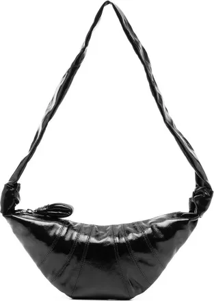 Christophe Lemaire Medium Croissant Bag In Coated Cotton