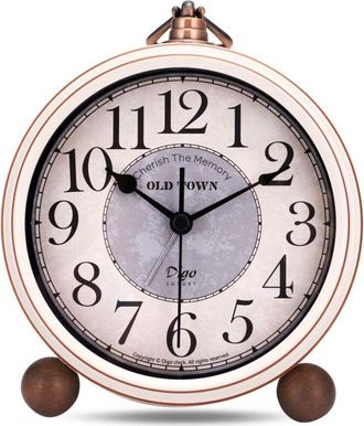 OEM R&eacute;veil - Diam&egrave;tre 13 5 Cm - Mouvement Quartz Silencieux - Pour Chevet Bureau &Eacute;tag&egrave;re - 1 Pi&egrave;ce