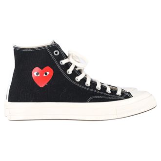 Comme Des Gar&ccedil;ons x Converse Chuck 70 sneakers van zwart canvas