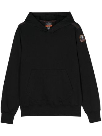 Parajumpers Hoodie met logopatch - Zwart