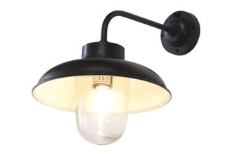 PIB Aplique de exterior doblado de metal negro