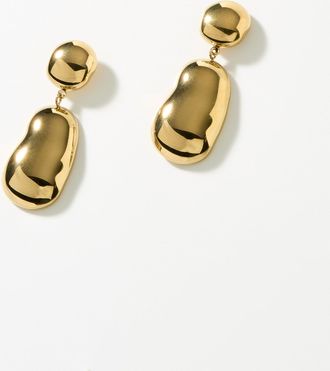 Simons Womens Metallic shape earrings