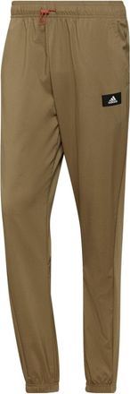 adidas Mens adidas Solid Color Logo Label Side Pocket Bundle Feet Sports Pants/Trousers/Joggers Green H61146