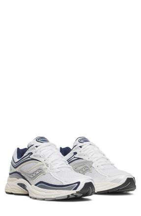 Saucony Gender Inclusive ProGrid Omni 9 Sneaker in White/Navy at Nordstrom, Size 10.5
