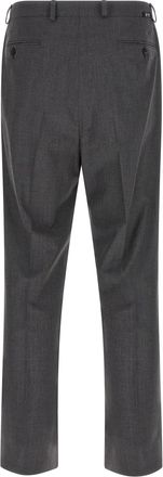 Prada Virgin Wool Blend Trousers - Charcoal