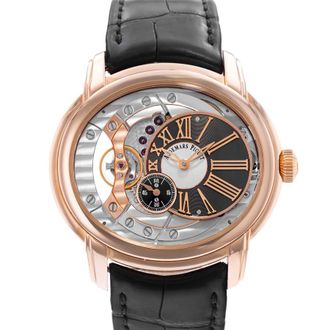 Audemars Piguet Pre-owned Audemars Piguet Millenary Skeleton Dial Mens Watch 15350OR.OO.D093CR.01