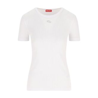 Diesel T-Shirts, female, White, Size: XS T-Shirt