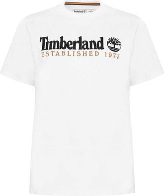 Timberland Heren Heritage Katoenen T-Shirt (Wit)