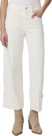 Paige Sasha Tonal Ecru Ankle Jean