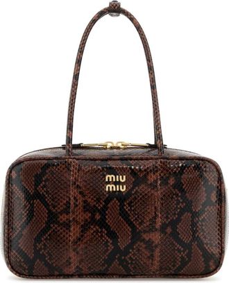 Miu Miu Brown Beau Shoulder Bag