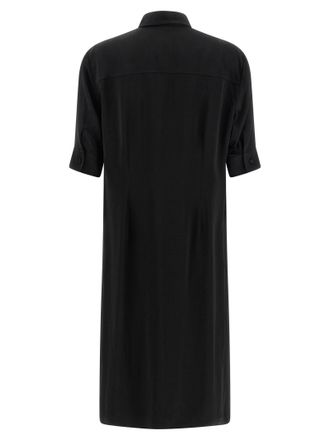 Jil Sander Viscose Long Shirt - Black