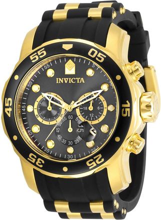 Invicta Pro Diver Chronograph Quartz Charcoal Dial Mens Watch 30764