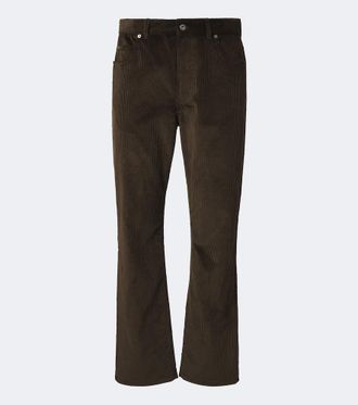 Loewe Pantalones rectos de pana de algod&oacute;n