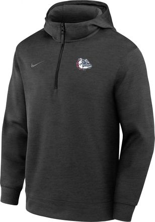 Nike Gonzaga Bulldogs Nike Mens NCAA Basketball Coaches Pullover Hoodie in Black | IM2602-010