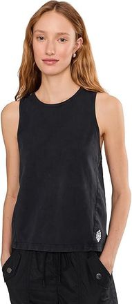 Free People Movement Hot Shot Twist Tank Top Womens Clothing Black : LG (Womens 12-14), Elastane/Cotton