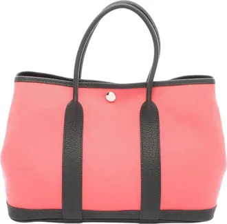 Herm&egrave;s Pre-owned Hermes Toile and Negonda Garden Party 30 Ladies 4TRA7828PUIHVTHR