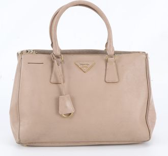 Prada Pink Leather Handbag Shoulder Bag Tote Bag (Pre-Owned)