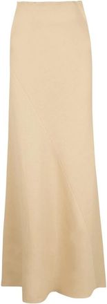 Cortana Bias-cut Maxi Skirt - female - Cortana - Maxi Skirts - Beige - 2XS - Skirts